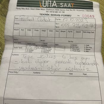 Saat & Saat Ayıplı Ürün Satışı