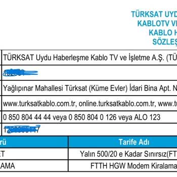 500Mbps İnternet Satın Aldık 37Mbps Hizmet (TÜRKSAT Kablo Net )