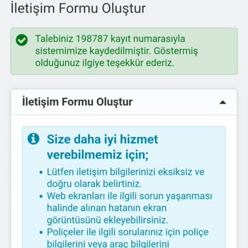 Sigorta Bilgi ve Gözetim Merkezi Mobil Kaza Tutanağının İptalini İstiyorum.
