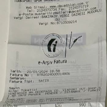 Decathlon Fişi Olan Üründe İade Sorunu