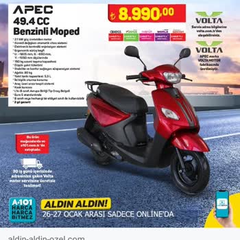 A101 Volta Benzinli 49.4cc Motor
