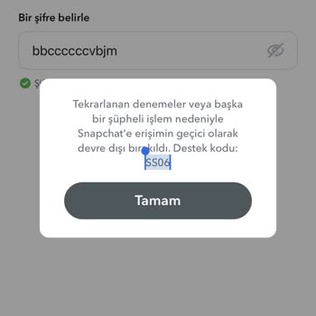 Snapchat Hesap Açamıyorum D