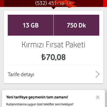 Vodafone Aşırı Zam Talebi % 350