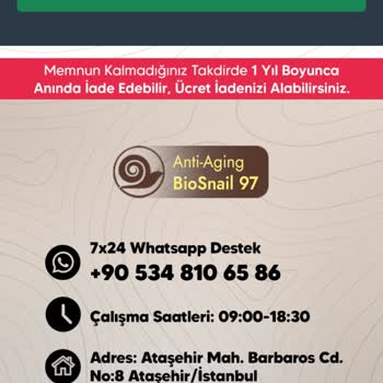 Biosnail97.com Salyangoz Kremi Yanlış Bilgi Ve Tutarsız Fiyat