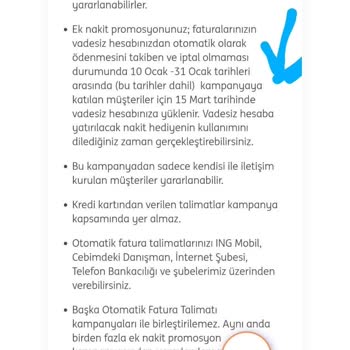 ING Yanlış Kampanya Bilgilendirmesi