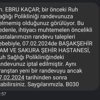 MHRS (Merkezi Hekim Randevu Sistemi) 5 Dakika Geç Kalmama Rağmen Randevu İptali!