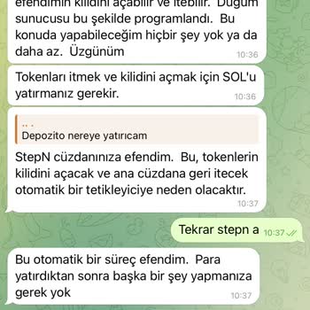 Stepn.com Hesabım Ele Geçirildi, Yardım Bekliyorum
