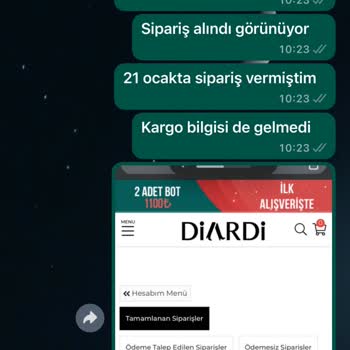Diardi Store On Gün Bekleyiş Sonrası Hüsranla Biten Bot Siparişi