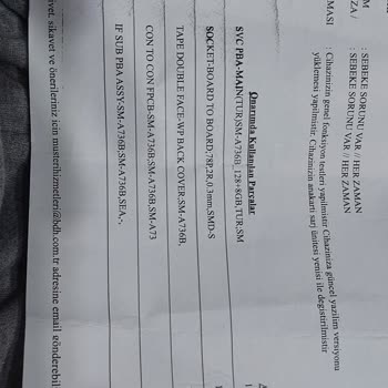 Samsung Galaxy A73 5G Şebeke Sorunu