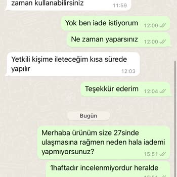 Şeyma Coşkun Paramı İade Etmiyor