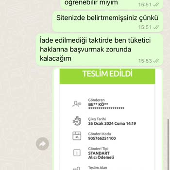 Şeyma Coşkun Paramı İade Etmiyor