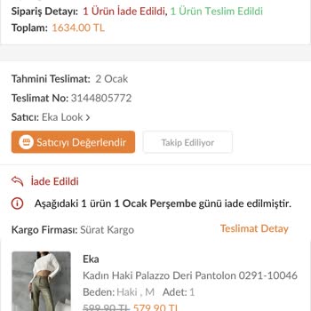 Trendyol İademizi Kabul Etti Fakat Para Yatmadı