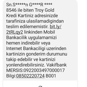 Bitlis Ahlat'a Kuryenin Israrla VakıfBank Kredi Kartımı Getirmemesi...