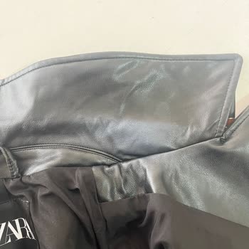 Zara Crop Deri Ceket