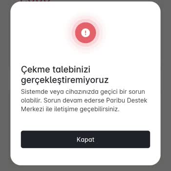 Paribu Asla Güvenli Değil Yatırımlarınıza El Koyuyor.