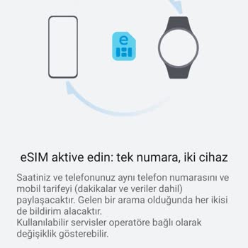 Huawei Watch 4 Pro Esim Desteklemiyor.