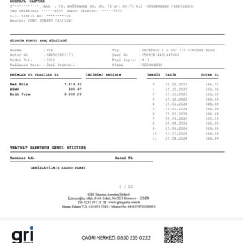 Garanti BBVA İşlem İtiraz Dilekçesi