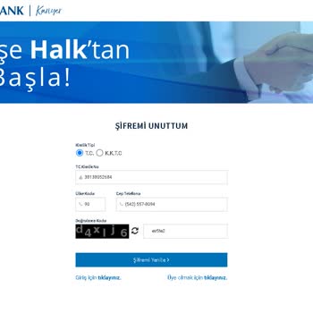 Halkbank Kariyer Sitesine Giriş Yapılamıyor