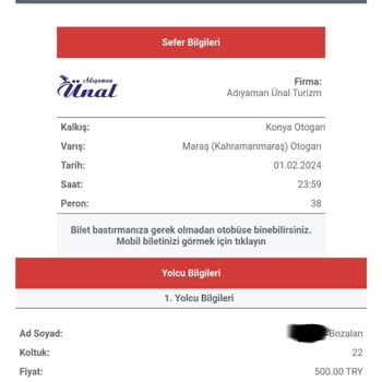 Adıyaman Ünal Turizm Mağduriyet Arıyorsanız Tam Aradığınız Burada