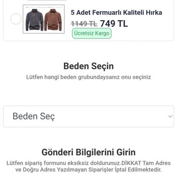 Polardunyasi.shop Eksik Ve Yanlış Ürün Hayal Kırıklığı