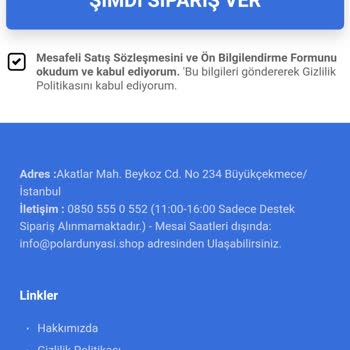 Polardunyasi.shop Eksik Ve Yanlış Ürün Hayal Kırıklığı