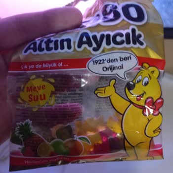 Haribo Altın Ayıcık Paket İçi Ve Ürün Tadı Islak Paspas Kokuyor