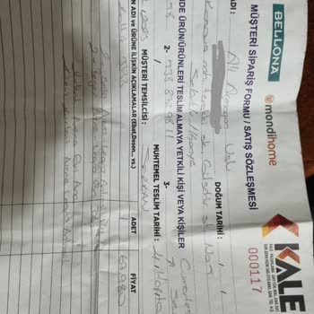 İstikbal Koltuğum Teslim Edilmedi
