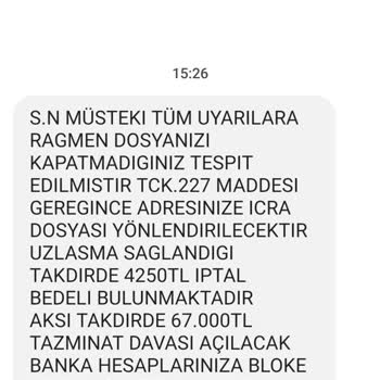 ENASDNS (SMS) Yeter Artık Savcılığa Gideceğim