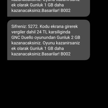 Turkcell Gnç Oyun Şikayet