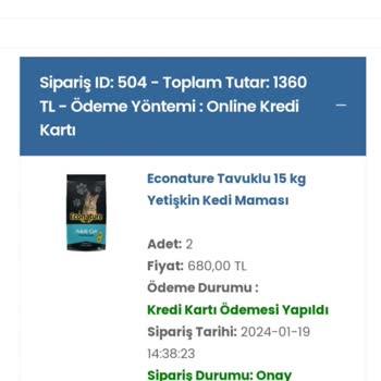 SadıkDost (sadikdost.com) Ürün Gönderimi Yapılmayan Online Alışveriş Şikayeti