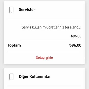 Vodafone Ücretli Servislerin İptal Edilmesine Rağmen Ücretlendirmesi