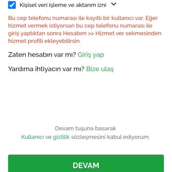 Armut Hizmet Veren Kısmına Giremiyorum