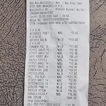 A101 Tarihi Geçmiş Ürün Satıyor.