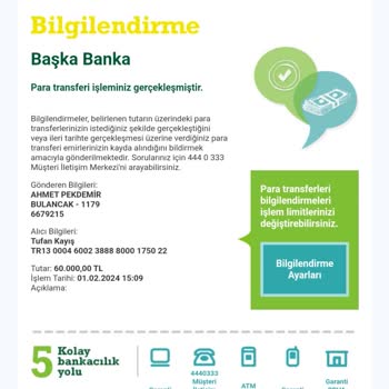 Garanti BBVA Hesabımdan Onayım Olmadan Adıma Kredi Çekilmesi