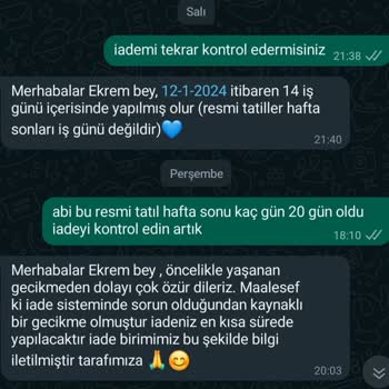 Flaw Wear Para İadesi Sorunu