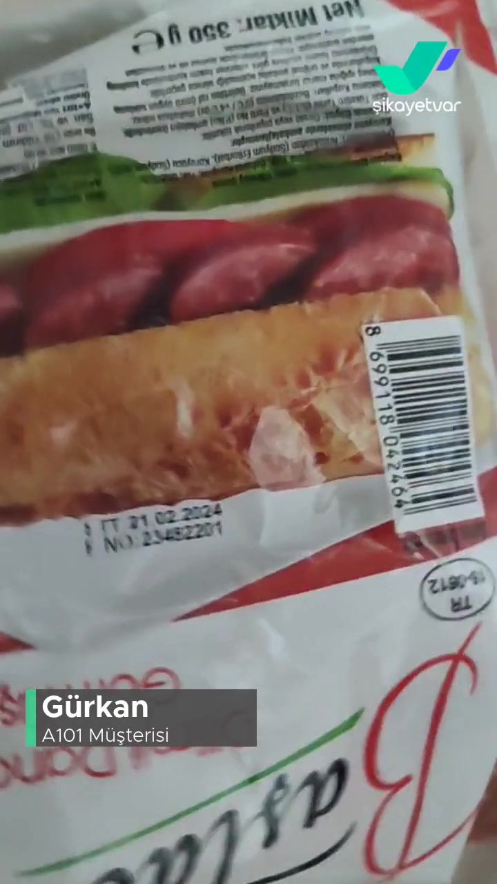 A101 Küflü Sucuk Satıyorsunuz videonun kapak resmi