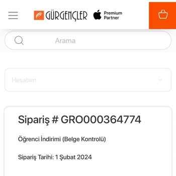 Gürgençler Sipariş İptal Olmuyor Beklemede Kaldı
