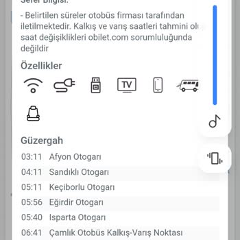 Obilet Ve Isparta Petrol Turizm Güzergah Yanlışlığı