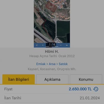 Sahibinden Yanıltıcı İlanı Yayından Kaldırmıyor.