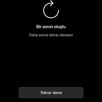 TikTok İnternet Bağlantısı Sorunu.