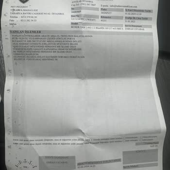 Peugeot Memnuniyetsizlik Ayıplı Hizmet