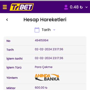 Trbet Paramı Yatırmıyor 3,5 Saattir