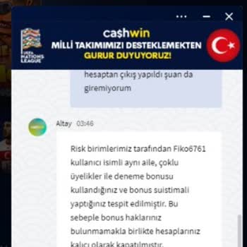 Cashwin Yanıltıcı Bir Bahis Sitesi!