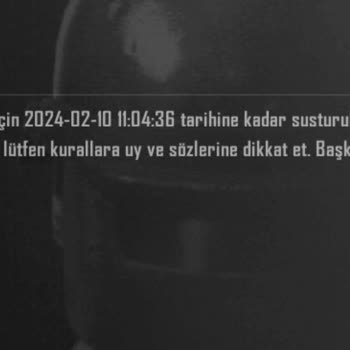 PUBG (Pubgmobile.com) Suçsuz Yere Ban Yedim