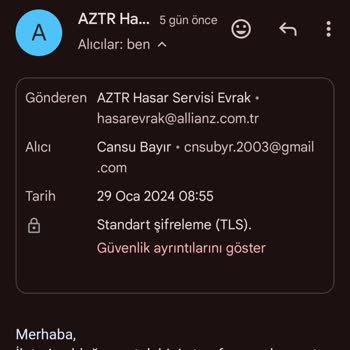 Allianz Sigorta Mağdur Uyuşmazlık Sorunu Düzeltememe