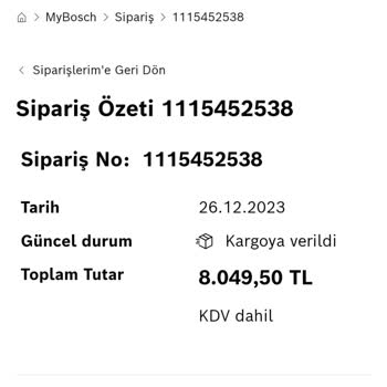 Bosch Kalitesi Boş Çıktı!