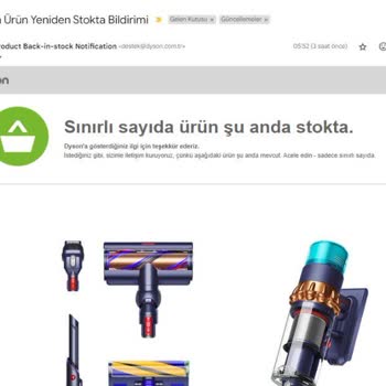 Dyson Gelen Ürün 4 Saatte Bitti Mi?