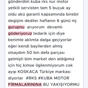 RKS Kuba BİM Market Beni 5 Buçuk Aydır Mağdur Ediyor