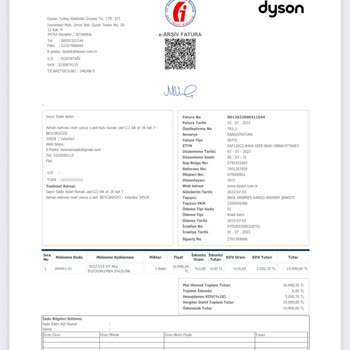 Dyson Aksesuar Temi Etmiyor