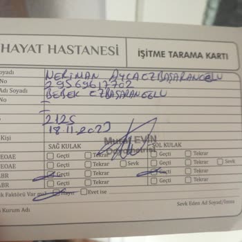 Medicabil Hastanesi İşitme Testi Sorunu